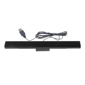 Проводная сенсорная панель USB для замены WII, приемник сигнала инфракрасного датчика движения IR Ray для системы Wii с подставкой-черный