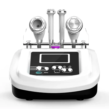 Профессиональная радиочастотная кавитационная машина для омоложения кожи 4 в 1 S-образной формы, Вакуумный радиочастотный лифтинг для лица, машина для похудения
