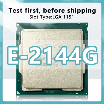 Процессор Xeon E E-2144G CPU 3,6 ГГц 8 МБ 71 Вт 4 Ядра 8-Поточный процессор LGA1151 для серверной материнской платы C240 чипсет 1151
