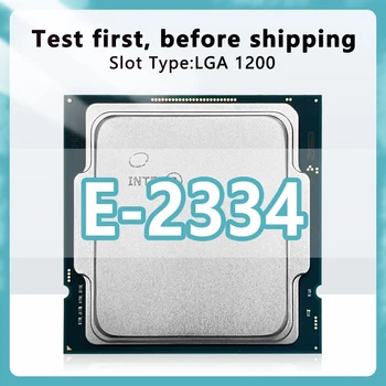 Процессор Xeon E E-2334 CPU 3,4 ГГц 8 МБ 65 Вт 4 Ядра 8-Поточный процессор LGA1200 для серверной материнской платы C256 чипсет 1200 E2334