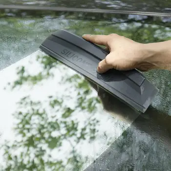 Силиконовый автомобильный стеклоочиститель Быстросохнущий Без водяных пятен Бережно воздействующий на краску Водяное лезвие для очистки ветровых стекол