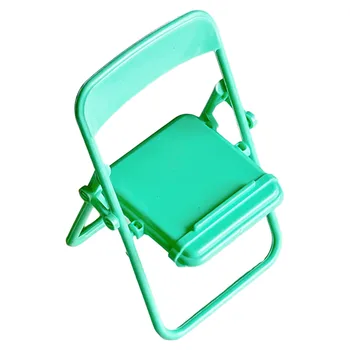 Складной держатель для телефона в форме стульев, противоскользящие многоразовые пластиковые держатели для телефонов для селфи При просмотре сериалов DF