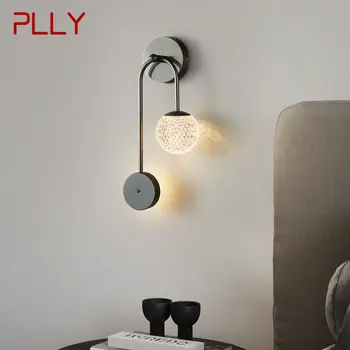 Современный Черный Медный светодиодный светильник 3 цвета, прекрасное креативное бра для домашнего декора спальни