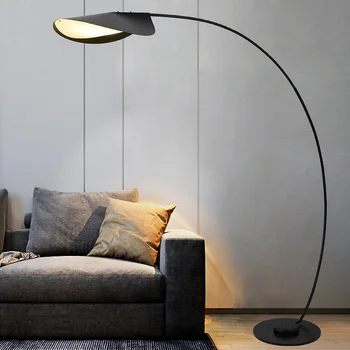 Современный светодиодный торшер в скандинавском стиле, Черный параболический торшер, диван в гостиной Рядом с кабинетом, спальня, индивидуальный торшер