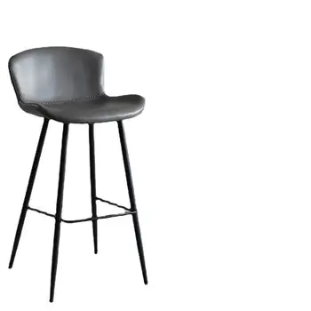 Стул для барного стола современный минималистичный домашний барный стул со спинкой переднее кресло для ресторана творческий досуг высокий стул для бара из кованого железа