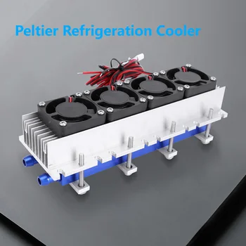 Термоэлектрический Холодильный охладитель Пельтье 30A Система охлаждения кондиционера DIY Kit Полупроводниковый комплект кондиционера DIY