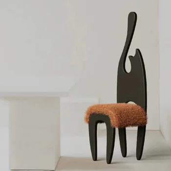 Трон Офисные Обеденные стулья Кухонные Игровые Дизайнерские Обеденные стулья для спальни Переносная Уникальная мебель для гостиной и патио