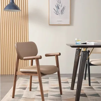 Уличный передвижной деревянный стул Офисное Эргономичное кухонное кресло Relax Nordic Ресторанная столешница Мебель для гостиной Madera