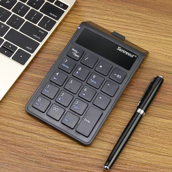 Ультрапортативная цифровая панель с 19 клавишами, беспроводная цифровая клавиатура Bluetooth-клавиатура для портативных ПК Mac (без дисплея)