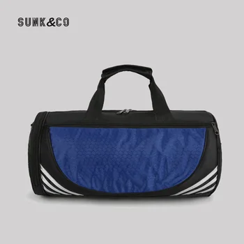 Цветовая контрастная спортивная сумка, простая спортивная сумка с ящиком для обуви, командная тренировочная сумка, легкая дорожная сумка