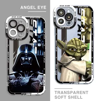 Чехол StarWars Darth Vader Для Apple iPhone 14 13 11 Pro Max 12 7 8 Plus XR X XS 6 6S SE Angel Eye Мягкая Крышка Телефона TPU Funda