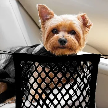 Чехол Для сиденья собаки, защита автомобиля, Сетка для домашних животных, сетка для изоляции от путешествий, Защитная сумка для хранения, защитный барьер для заднего сиденья, Аксессуары для щенков