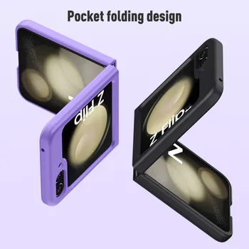 для samsung z flip 5 Лучшая Защита Жесткий Чехол для ПК для Samsung Galaxy Z Flip 5 Flip5 Zflip5 5G Складной Чехол для телефона с защитой от падения