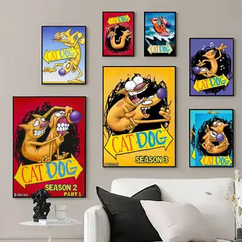 мультфильм C-Catdog Печатает плакаты, настенные панно, украшение дома в гостиной