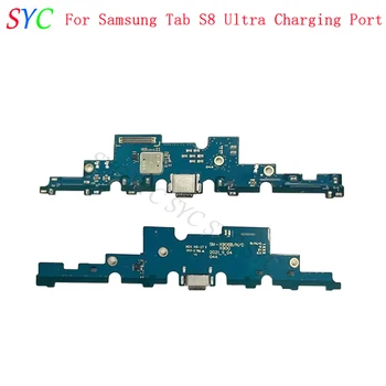 Плата разъема USB-порта для зарядки Samsung Tab S8 Ultra X900 X906 Запчасти для ремонта зарядного разъема