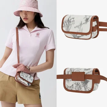 Поясная сумка для гольфа 2023, Новый женский ремень и сумка, съемная поясная сумка, диагональная маленькая квадратная сумка